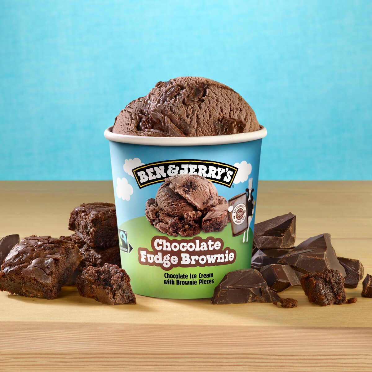 Chocolate Fudge Brownie Jaatelo - Pint 2 / 4