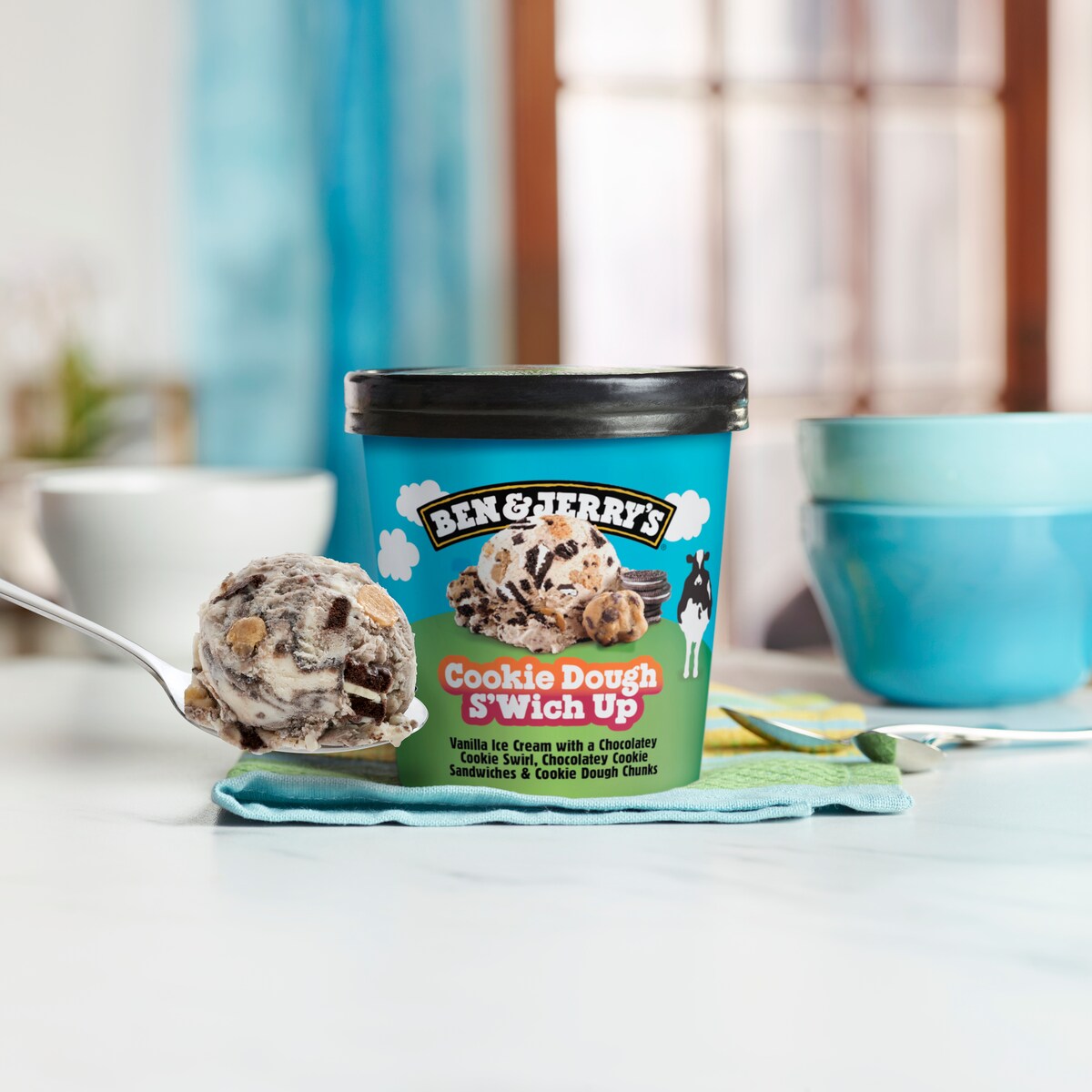 Cookie Dough S'wich Up Ice Cream - Tub 3 / 4