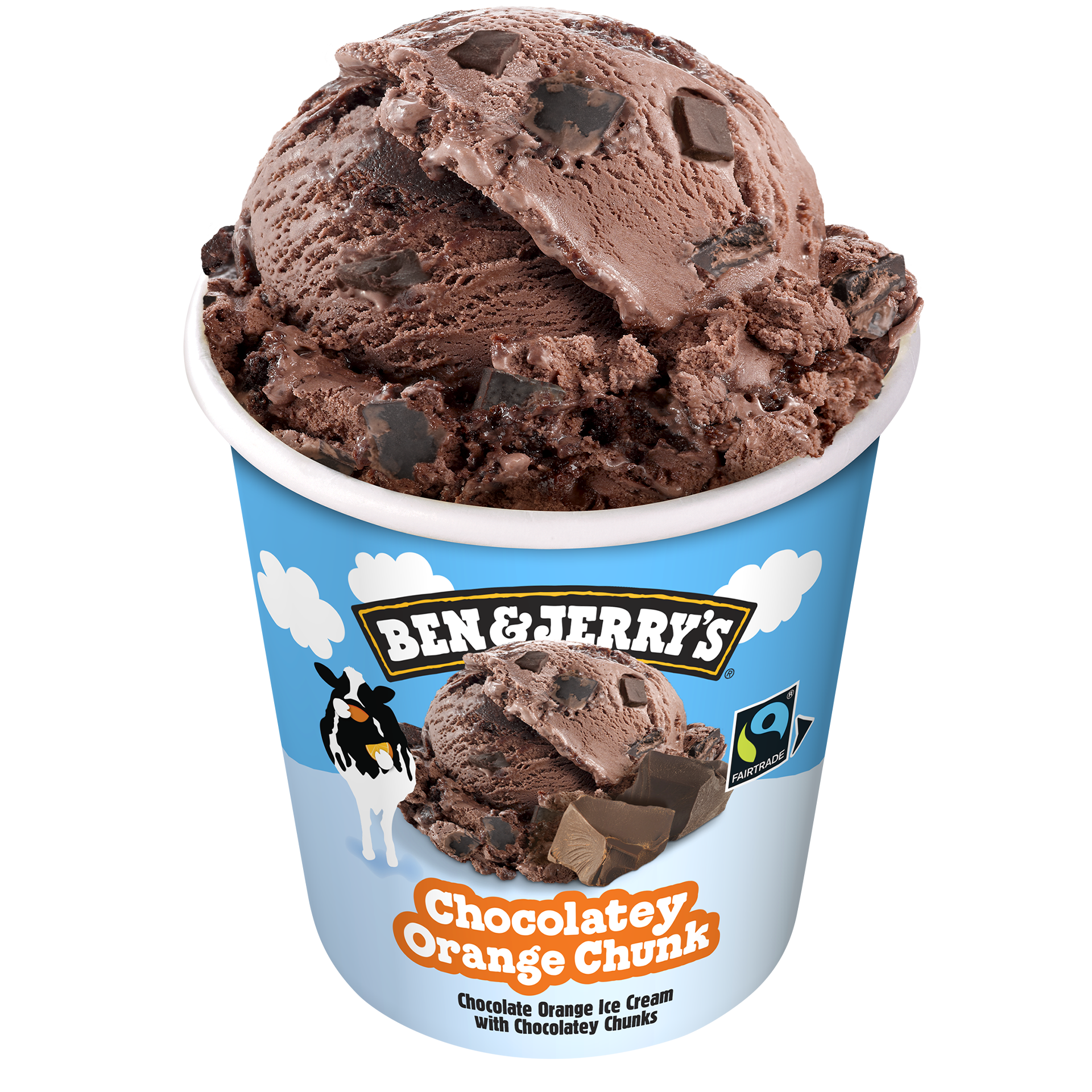 Chocolatey Orange Chunk Ice Cream - Pint