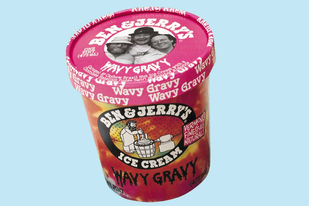 Vanha Wavy Gravy -pakkaus